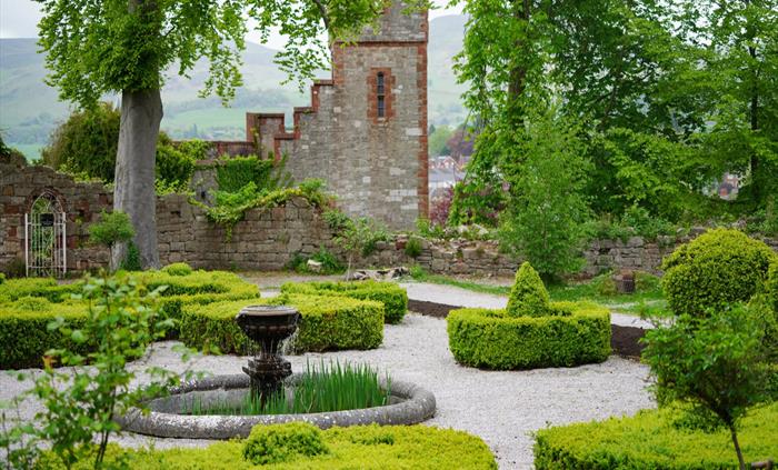 A stroll around our Italian Garden, featuring fabulous views of the Clwyddian Range is always time well spent